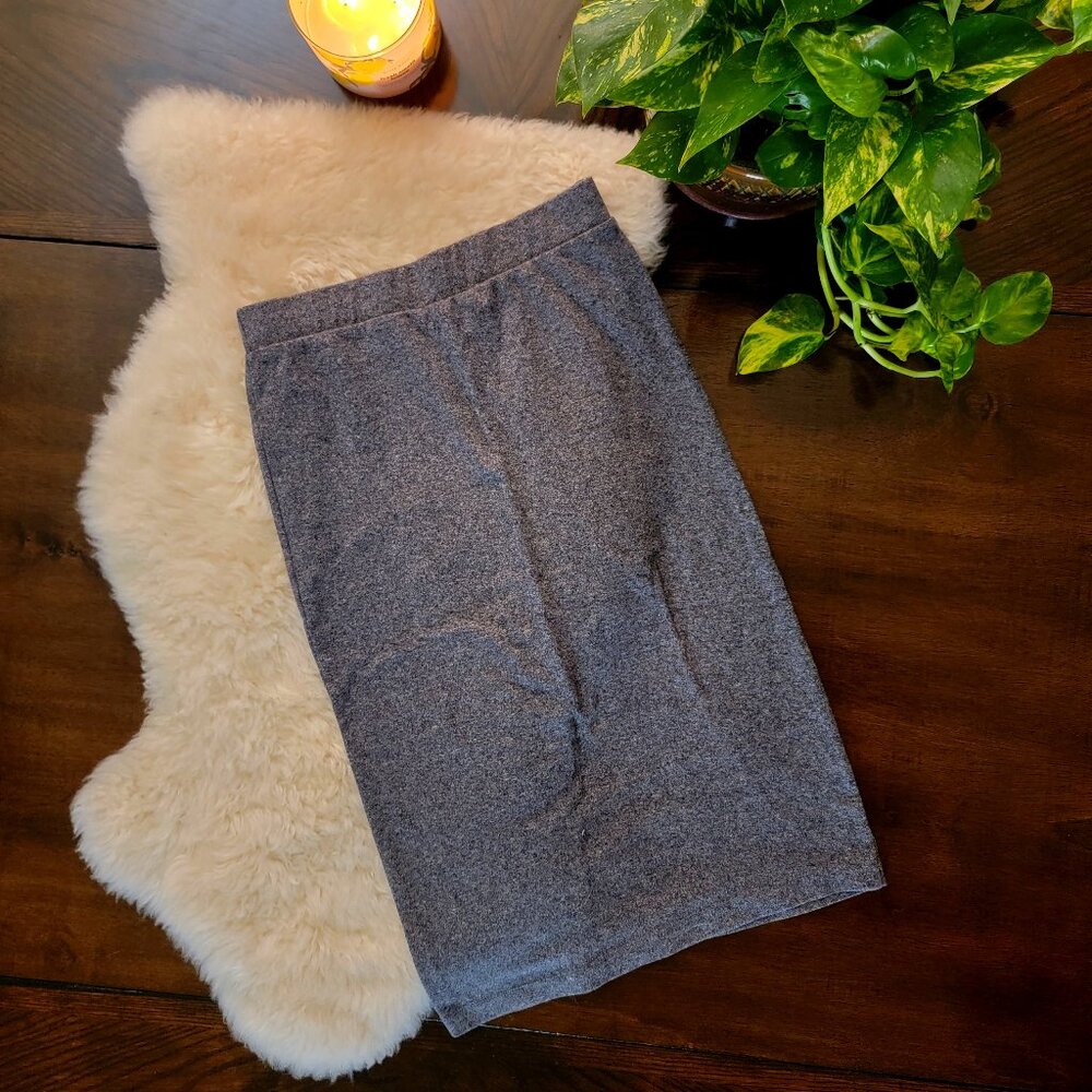 Heather Grey Bodycon Pencil Skirt Size S